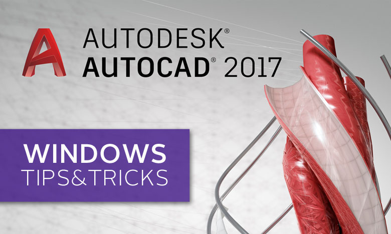 windows AutoCAD 2017