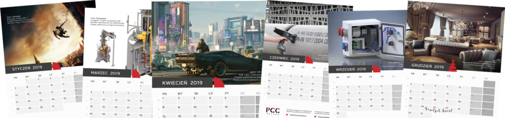 kalendarz karty 2019