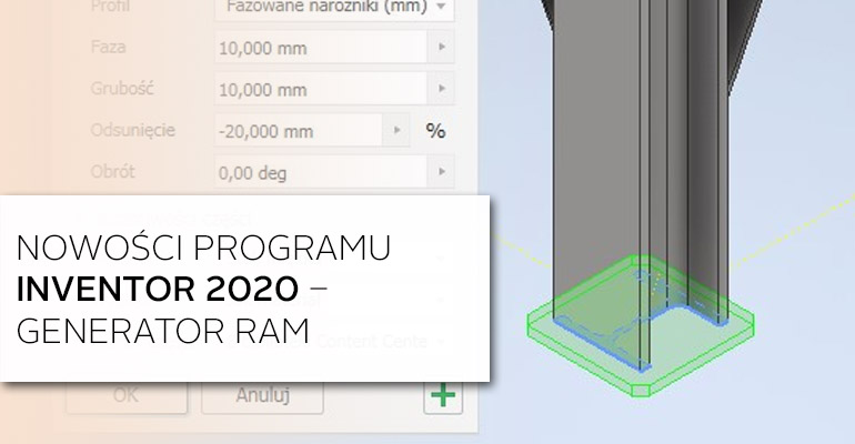 Nowości programu Inventor 2020 – generator RAM