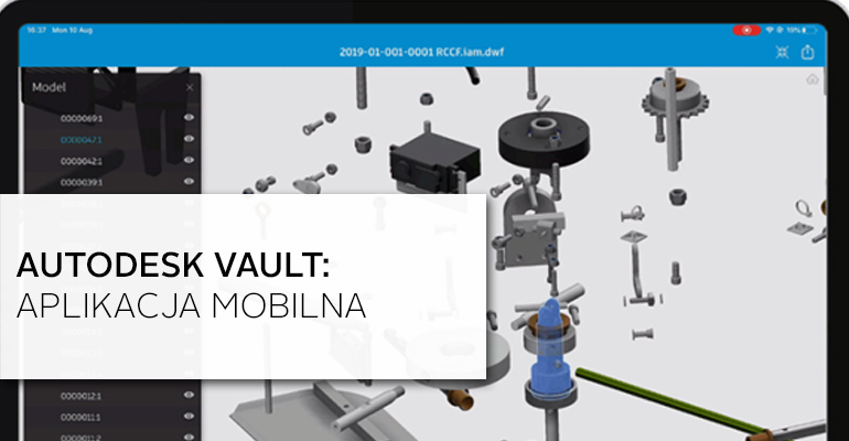 Aplikacja mobilna Autodesk Vault