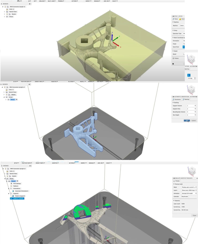 Fusion 360 additive building extension