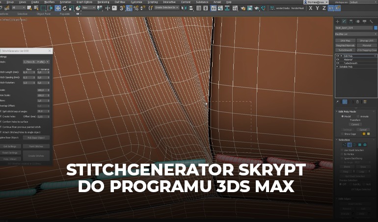 StitchGenerator 3ds max Autodesk