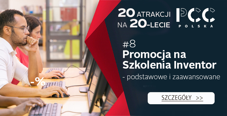 promoecja na szkolenia inventor 20 lat PCC Polska