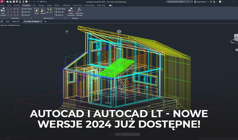 AutoCAD i AutoCAD LT 2024 - nowe wersje juz dostepne