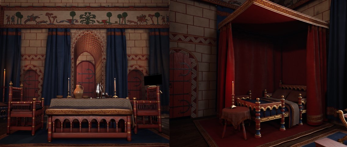 render wyglądu zamku w oryginalnym wyglądzie