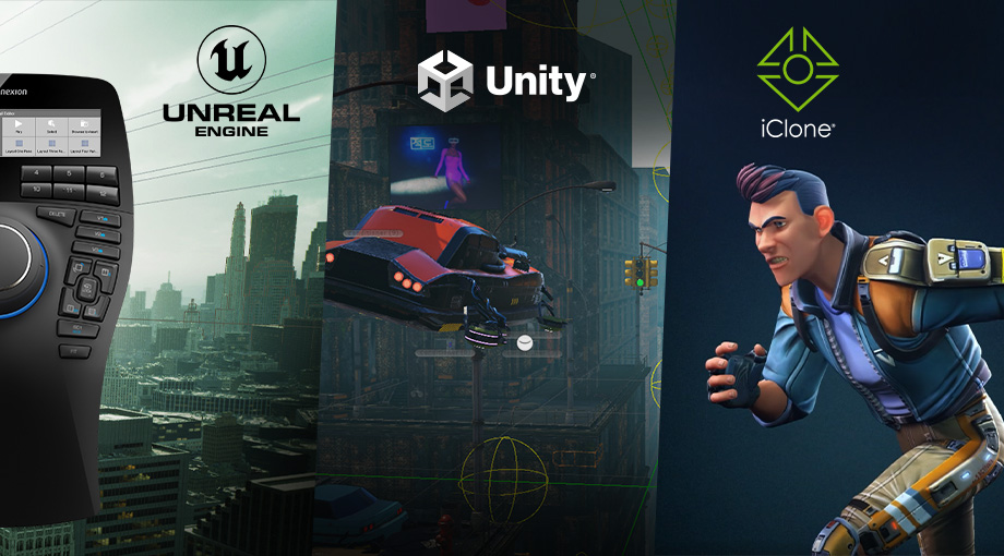 3Dconnexion-integracja_Unreal_Unity_iClone