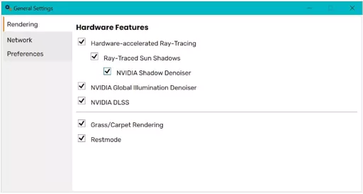 włączanie NVIDIA Shadow Denoiser przy użyciu Ray-Traced Sun Shadows